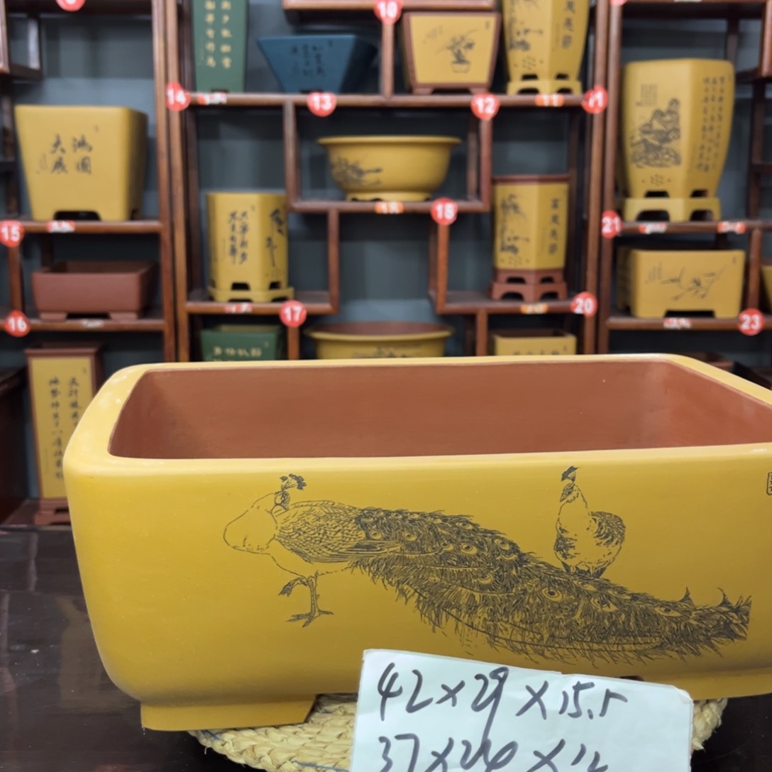 紫砂花盆紫砂花盆