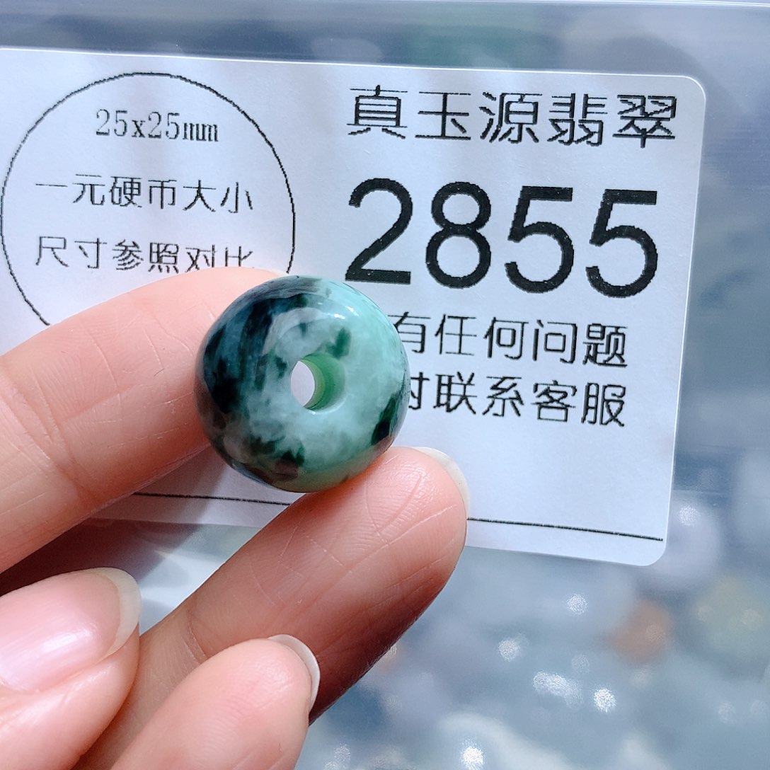 翡翠颈饰未镶嵌2855。
