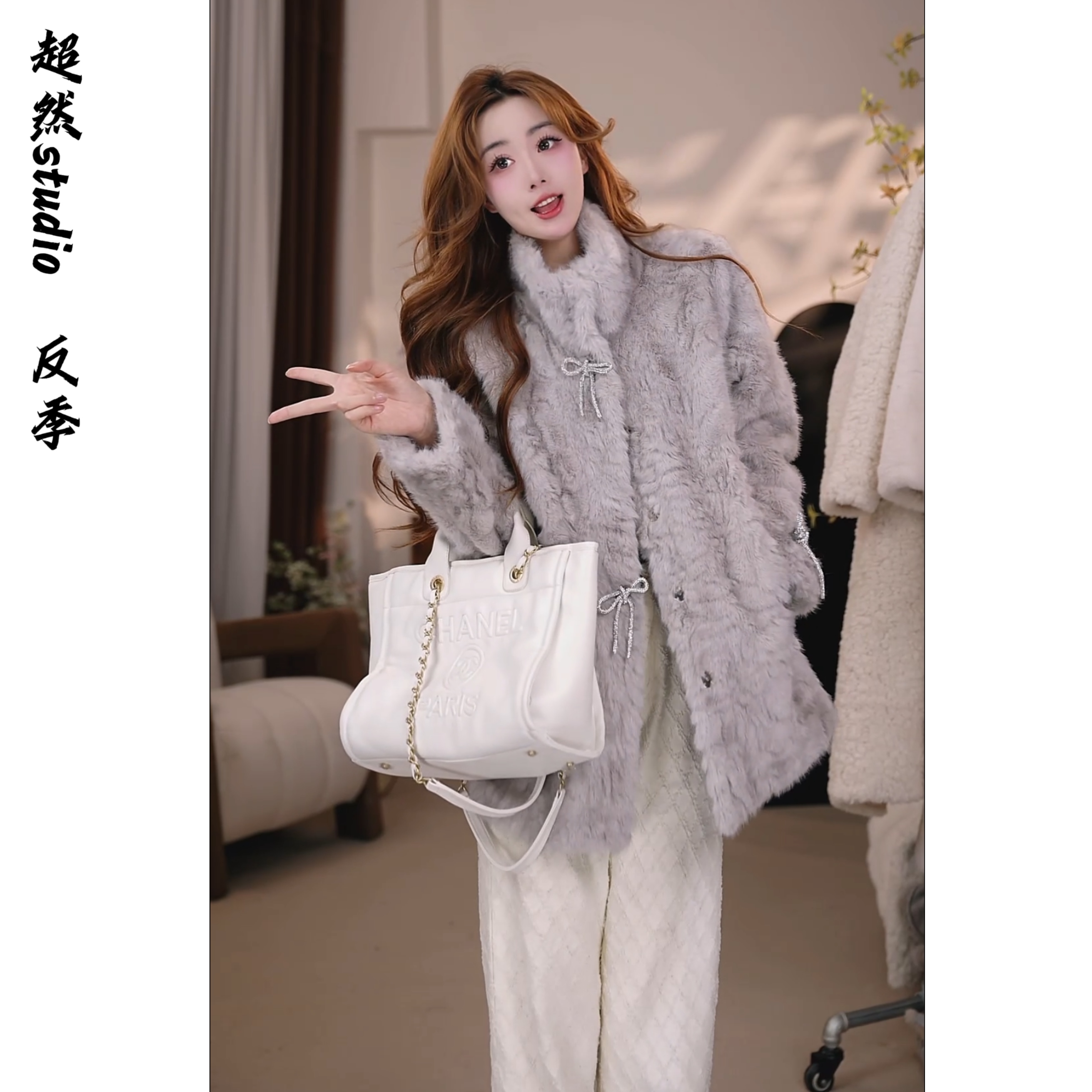 【墨尔本午夜】2025冬季米色加厚款保暖大衣