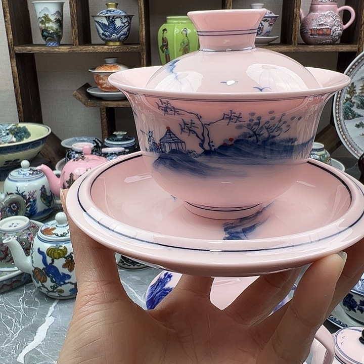 摆件陶景德镇陶瓷567老厂瓷23