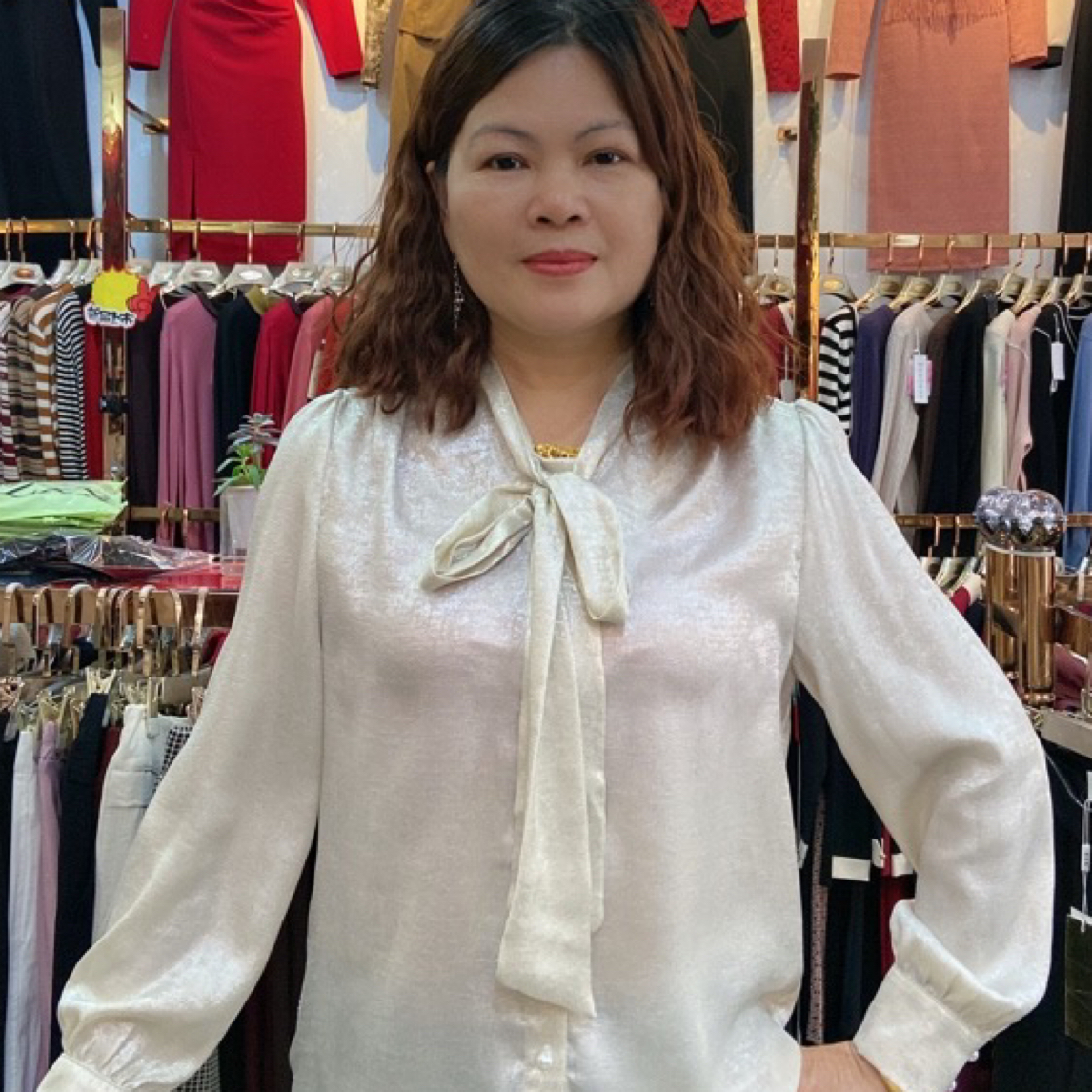 YF！09#法式系带优雅百搭衬衣