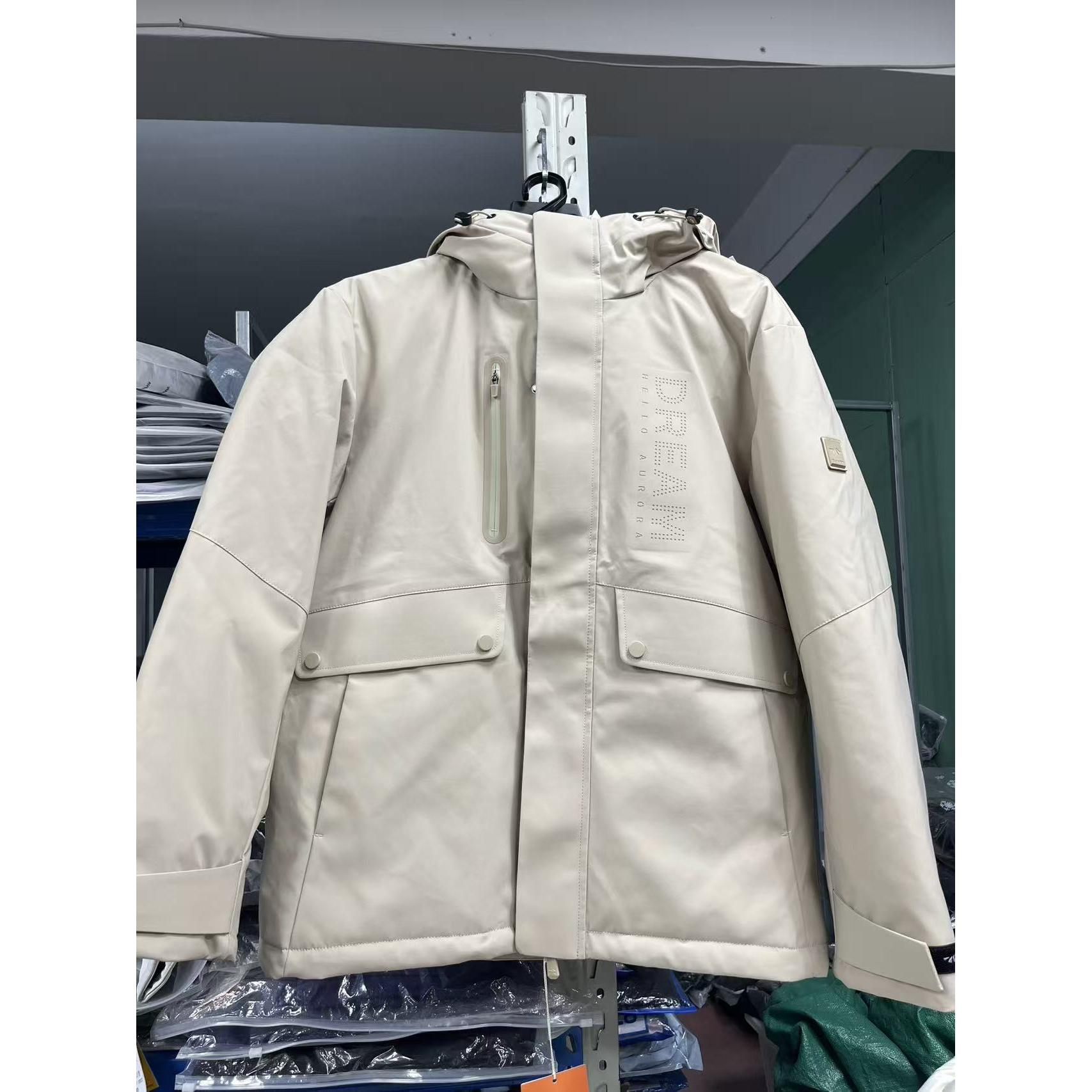 情侣款保暖百风衣外套177