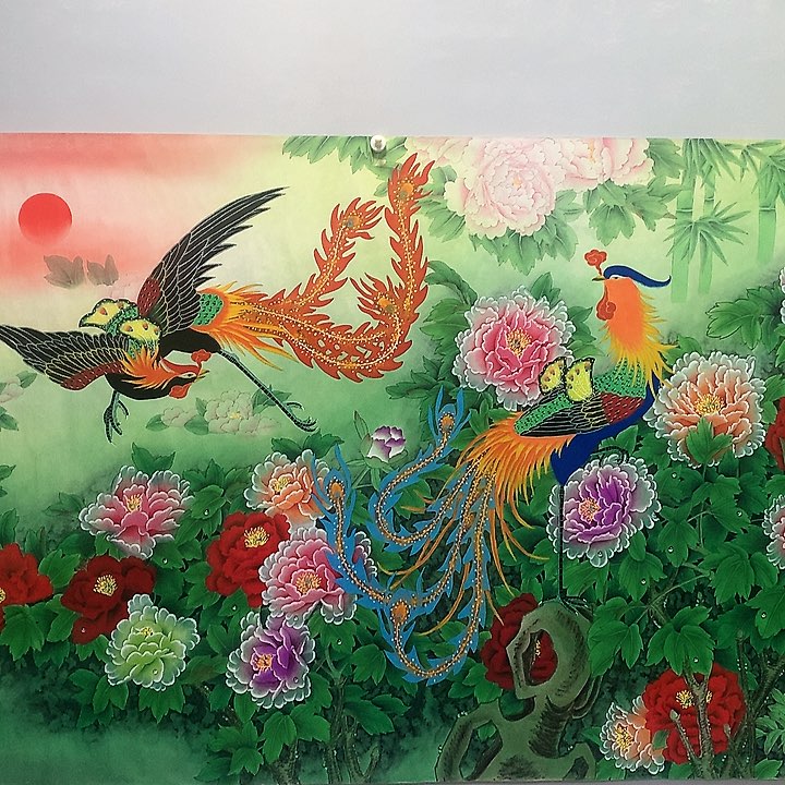 国画八尺工笔画作