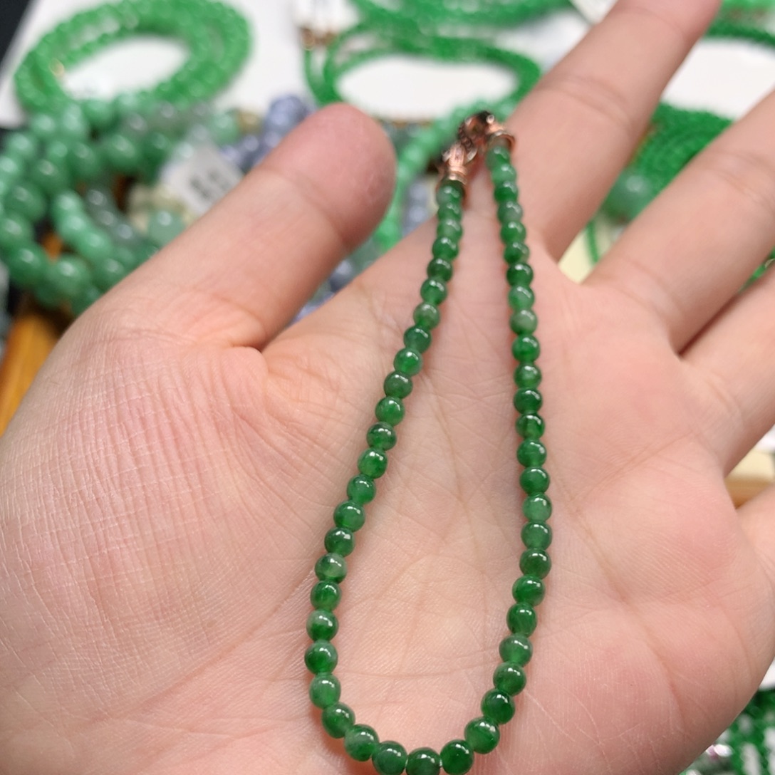 翡翠未镶嵌手链翡翠