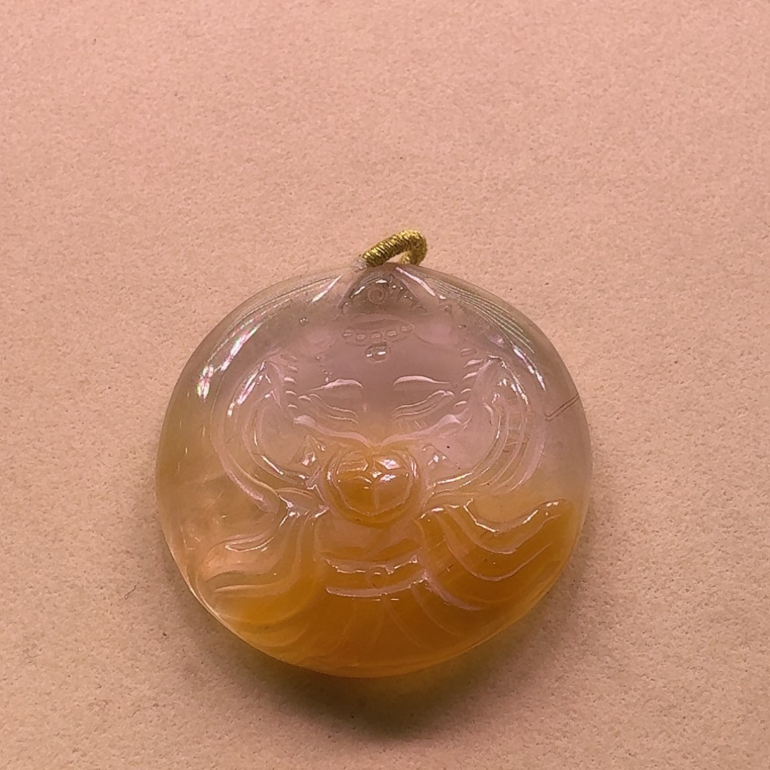 水晶颈饰未镶嵌天然水晶吊坠