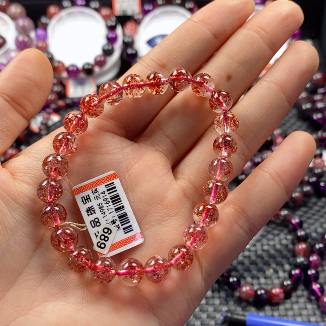 水晶手链：1716914未镶嵌静**~