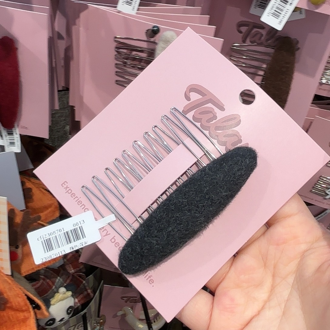 皮质铁合金发饰发夹