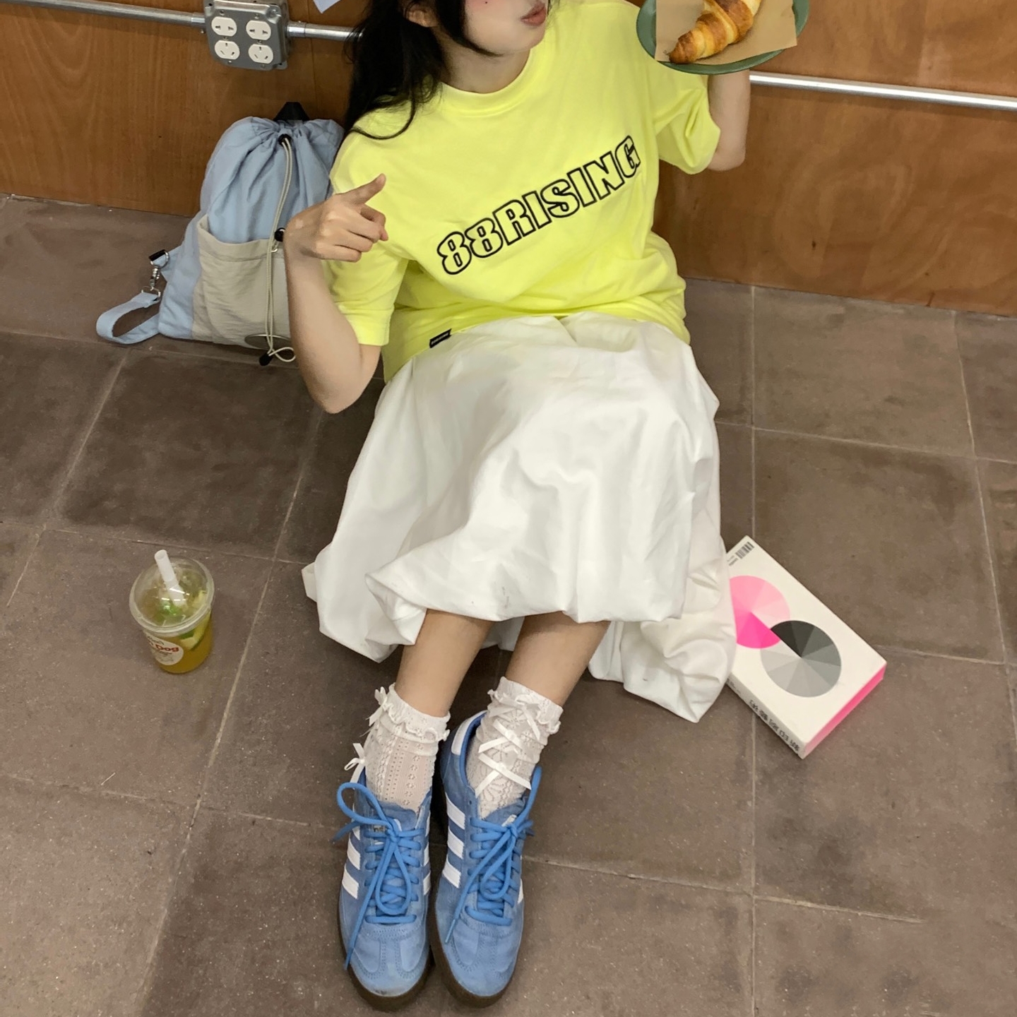 【潮流德训鞋】2025年新款复古平底德训鞋男女同款反绒多巴胺配色