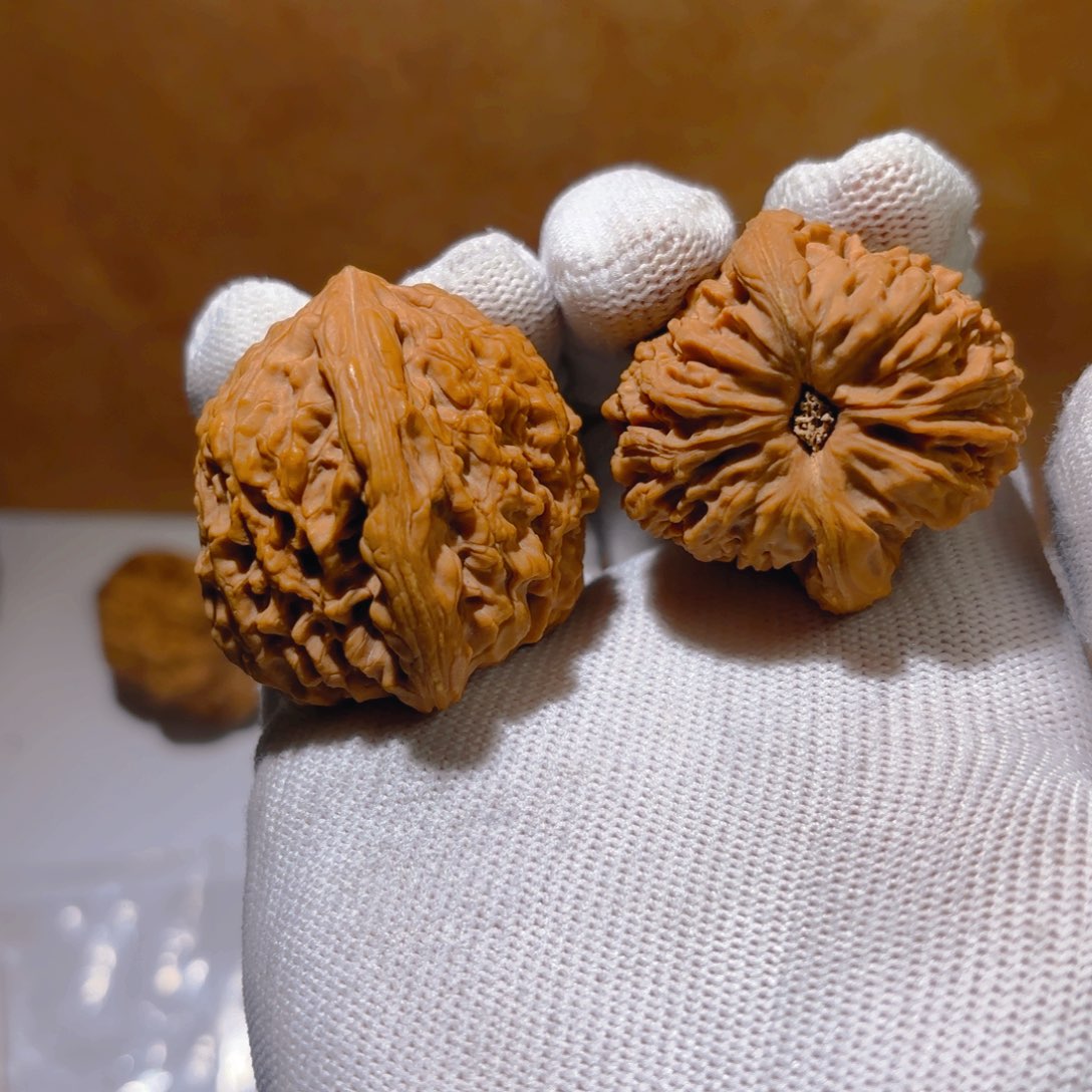 吊坠文玩核桃12号链接40-39-41溜肩粗棱魔瞳