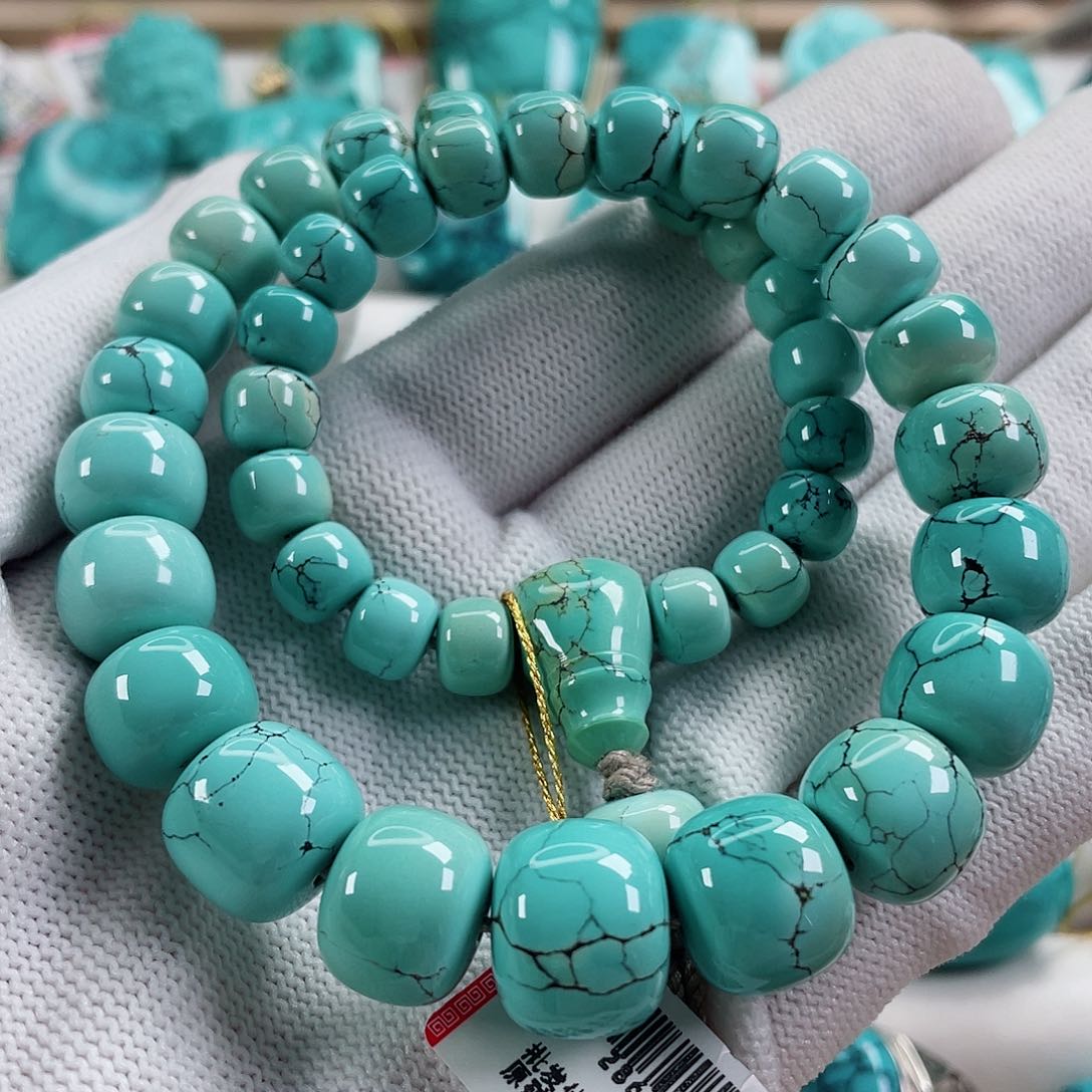 绿松石车挂未镶嵌