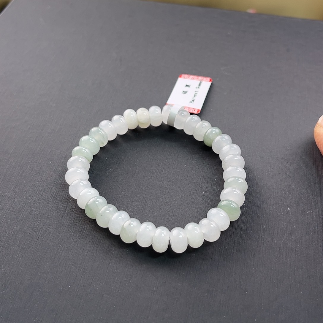 水晶手链未镶嵌天山翠盘珠手串