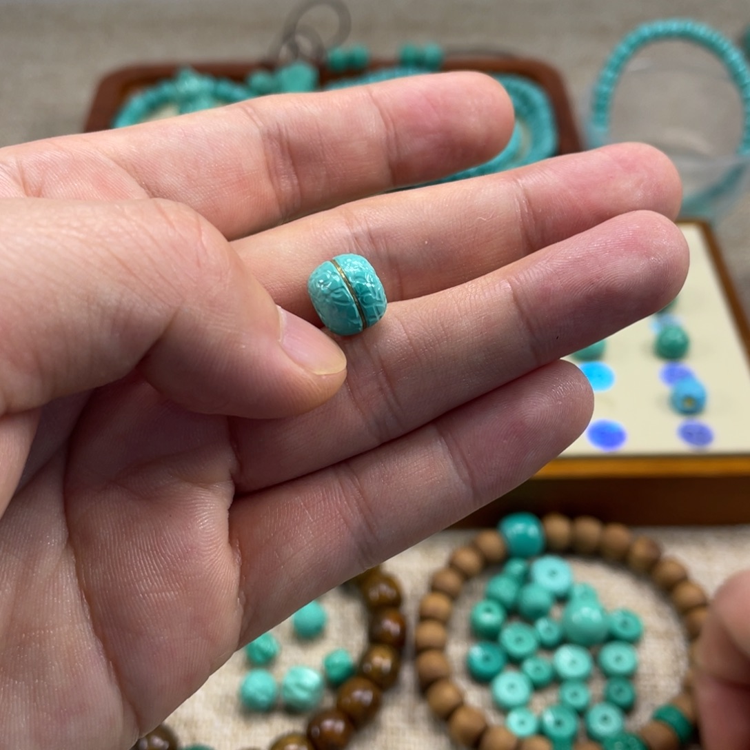 原生态湖北矿小配饰，直径10