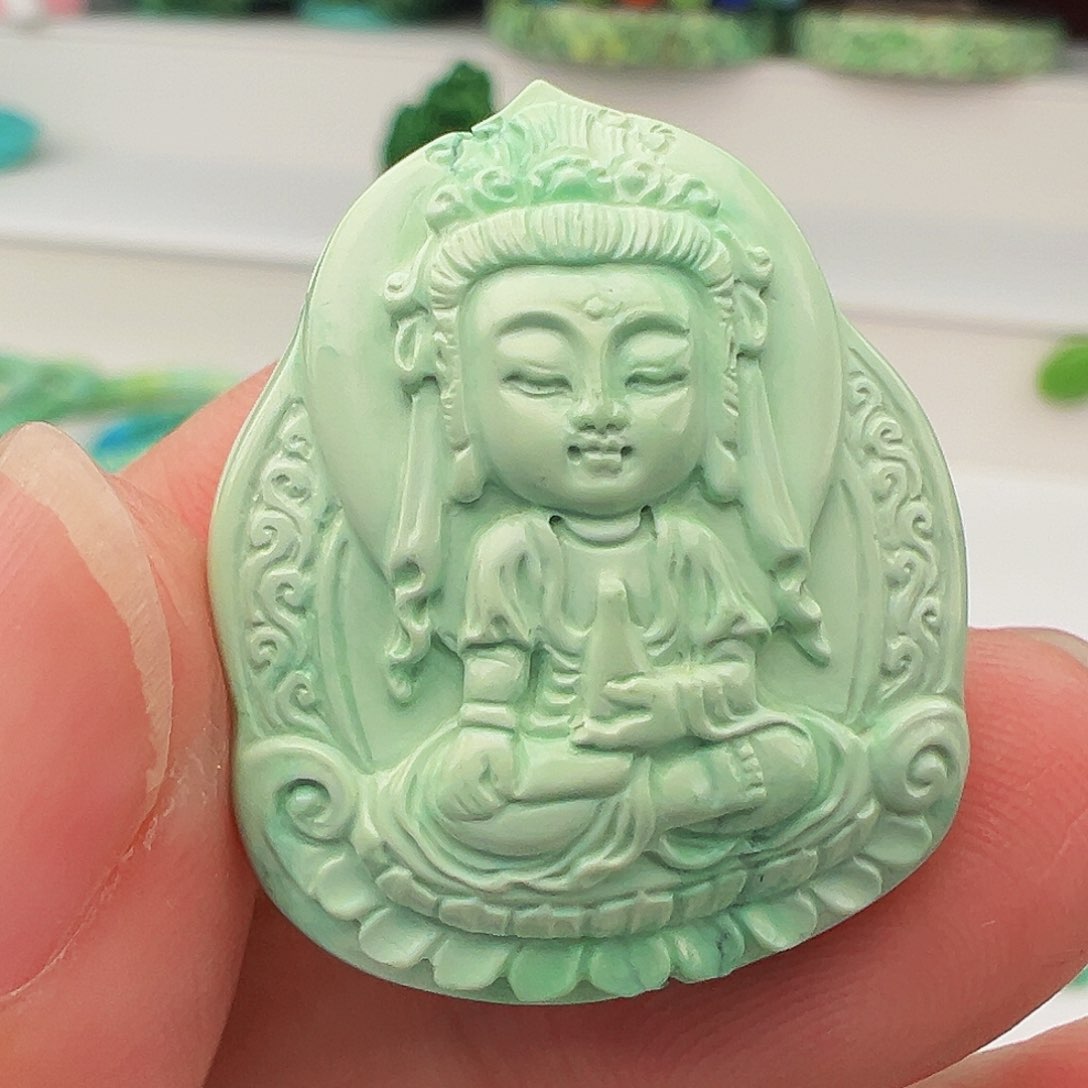 未镶嵌绿松石项链
