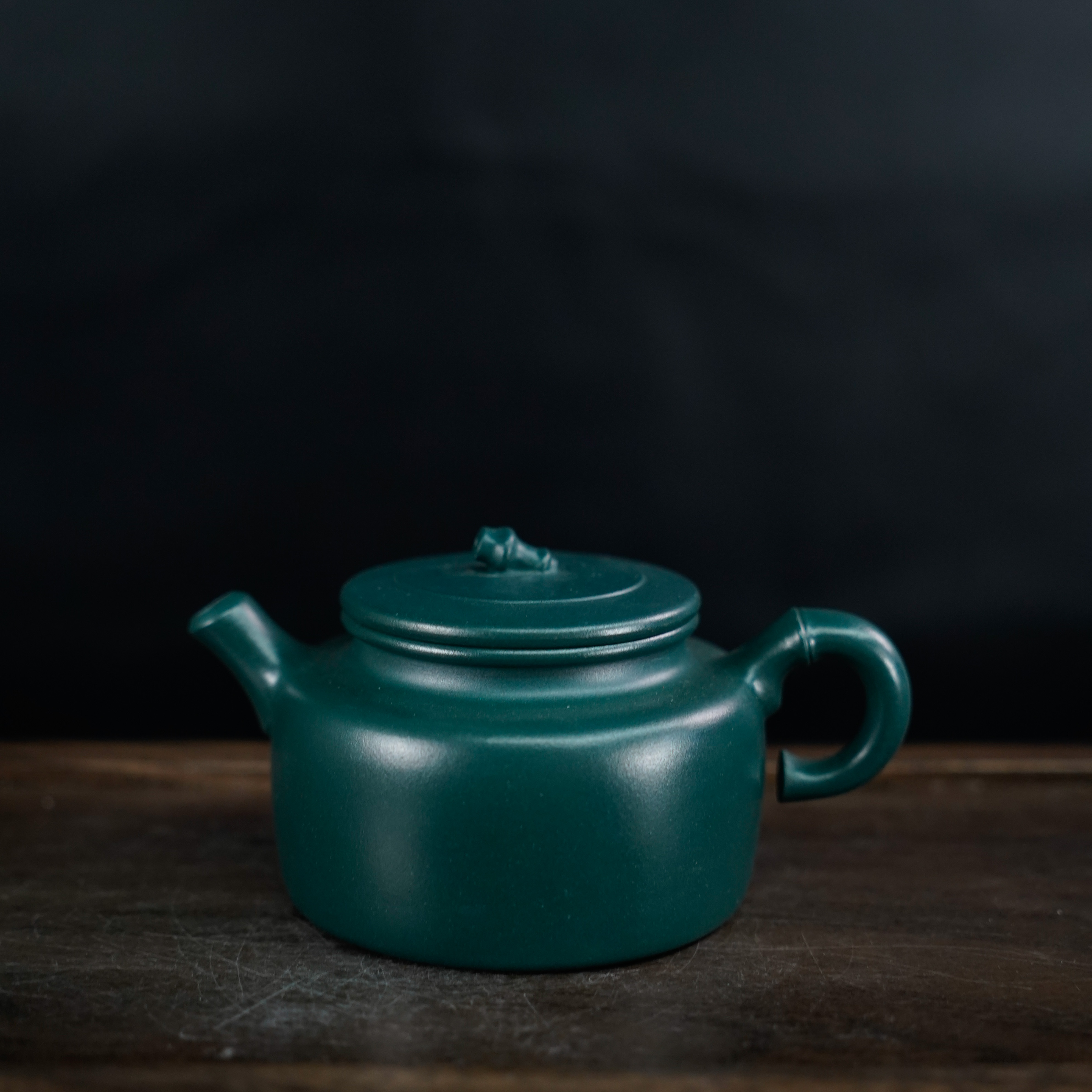 GSZS-6568   陈梓杰  宜兴手工紫砂  竹节德钟