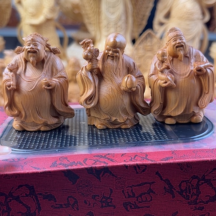 柏木（崖柏）福禄寿三星