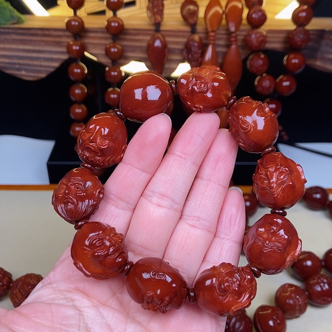 橄榄核吊坠十八罗汉