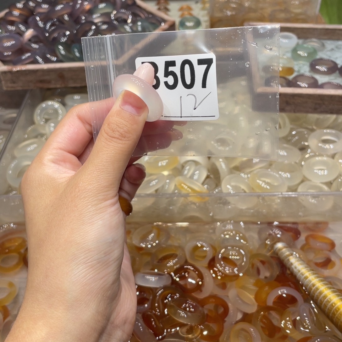 玛瑙/玉髓未镶嵌戒指507