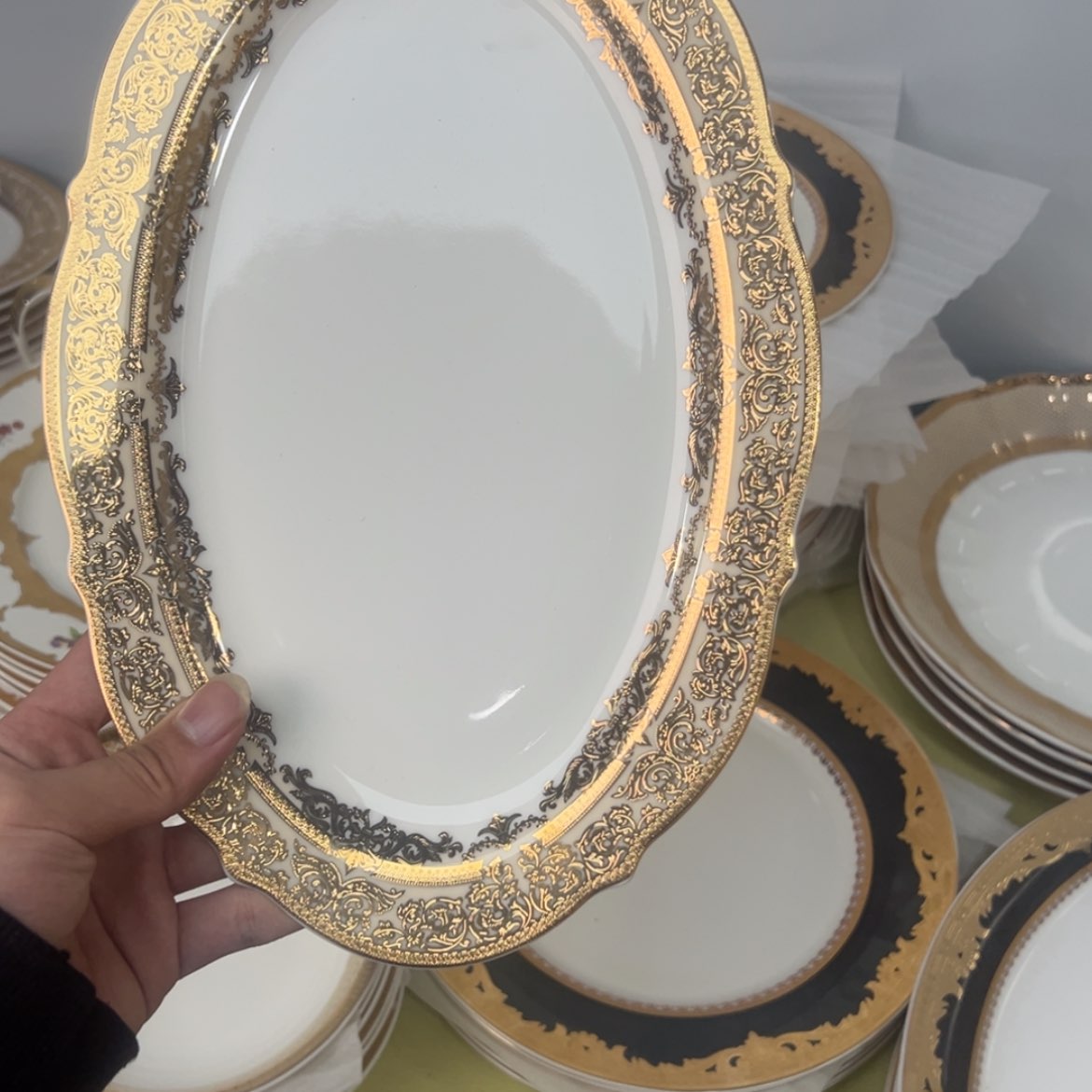 【闪购商品】瓷片12寸鱼盘一个一单尾单