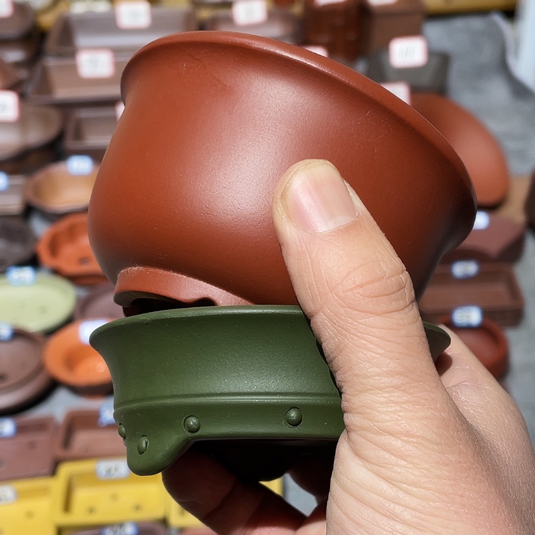 紫砂盆**手紫砂小盆2个