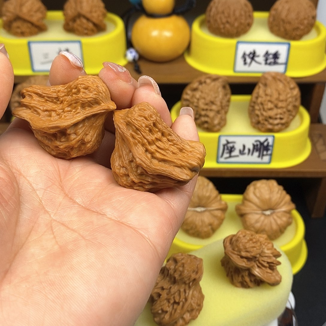 核桃阿*小鸟 文玩/木作/... 文玩把件