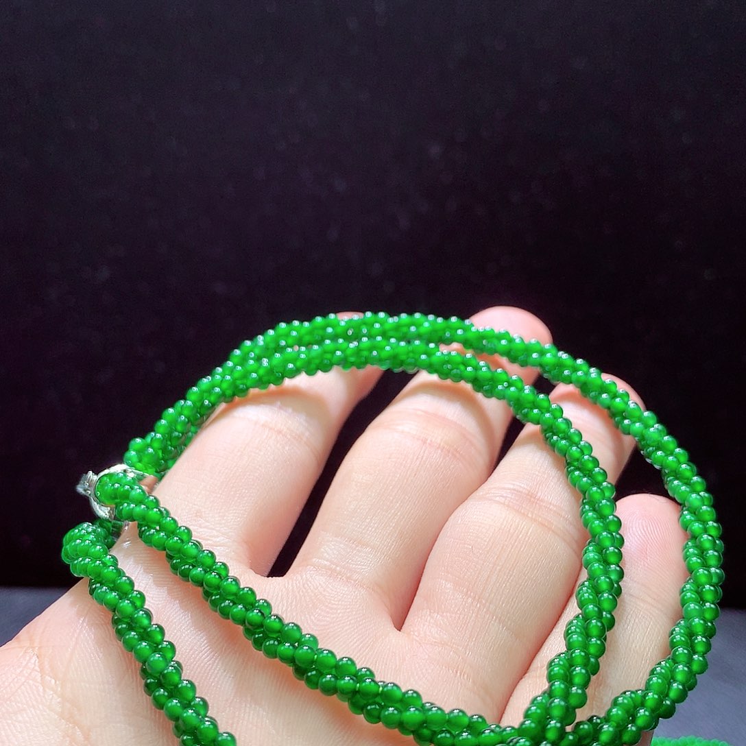 翡翠手链未镶嵌项链