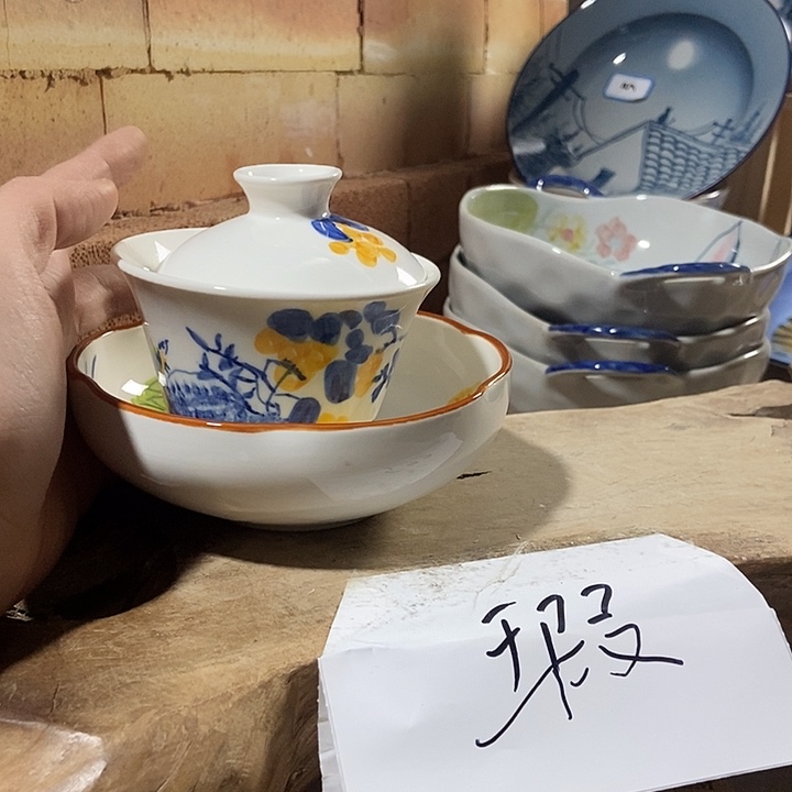 下***芦景德镇手绘高温釉下彩