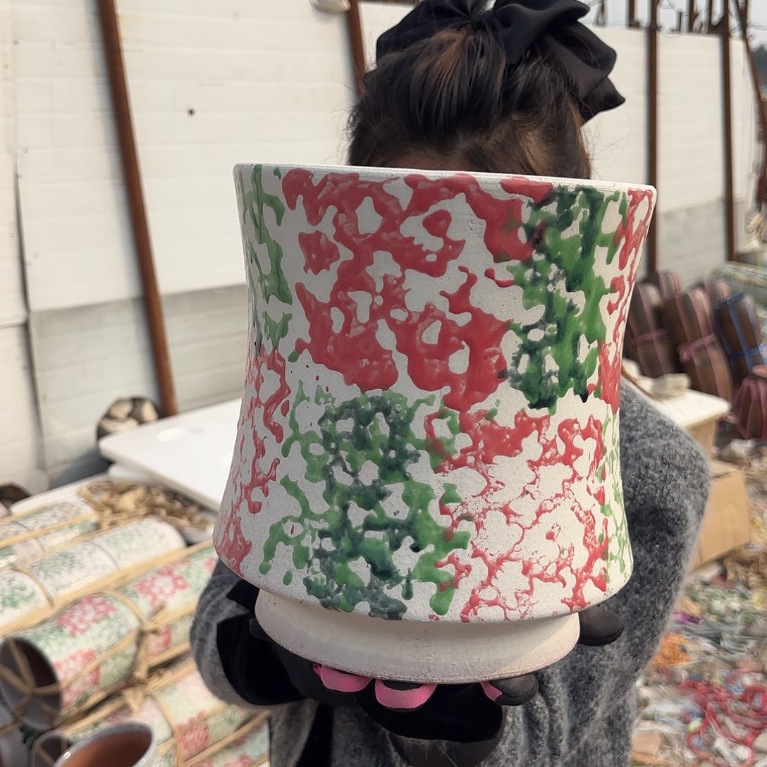 口径20高度22一个红绿蛮腰