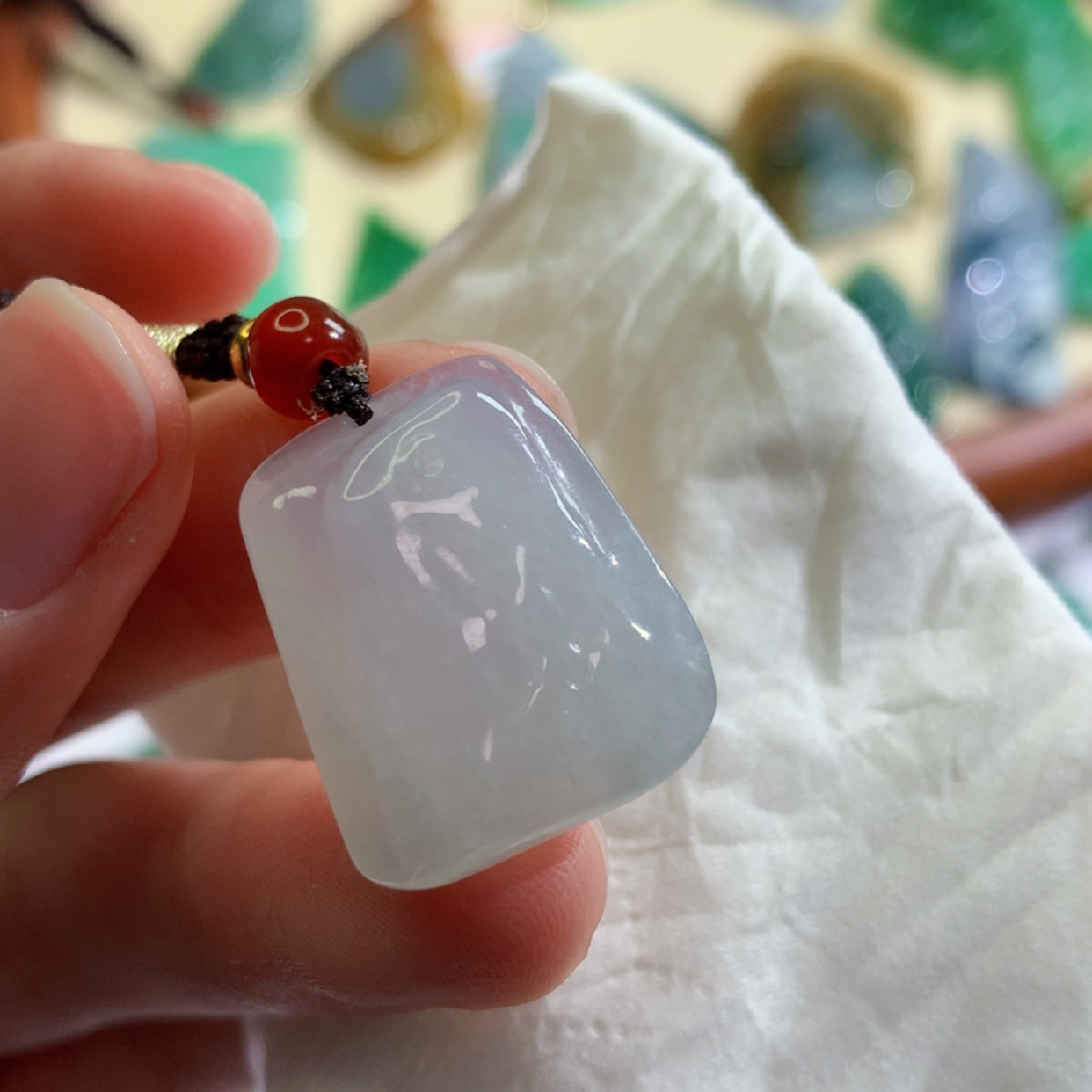 【闪购商品】翡翠吊坠(不含链)未镶嵌 1558