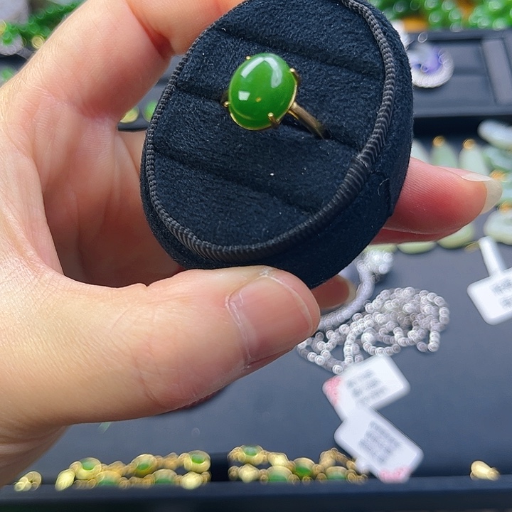 独***者和田玉银S925镶嵌颈饰