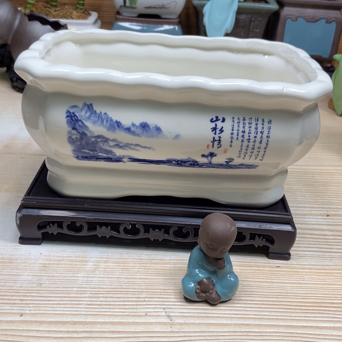 瓷片陶瓷花盆陶瓷艺术