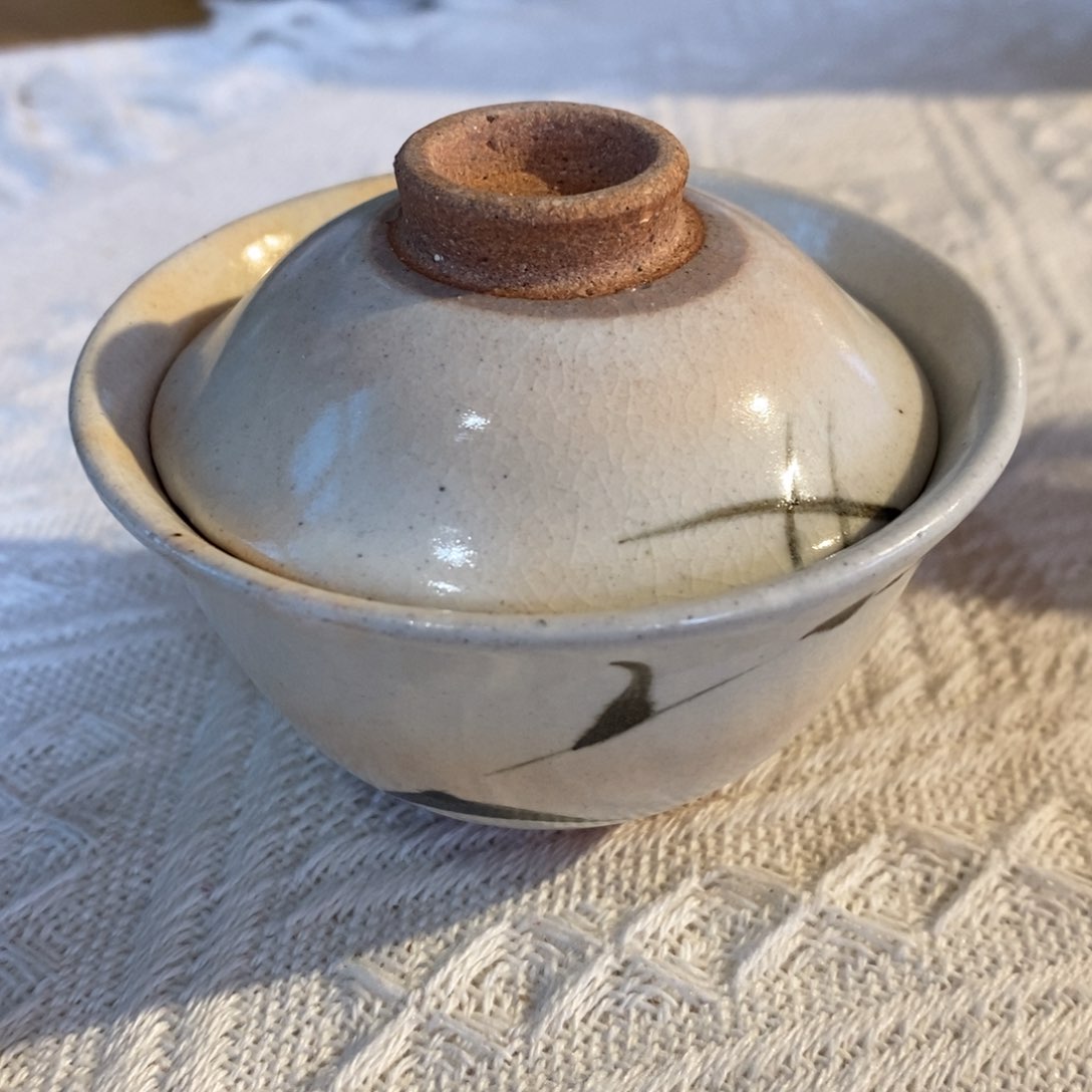 瓷片40-50毫升 小盖碗儿