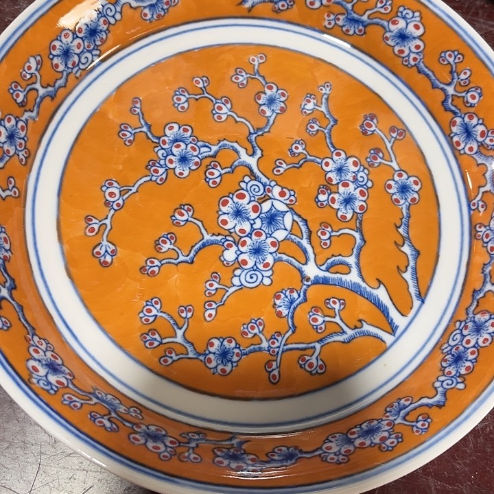 瓷片直径19.5厘米……红