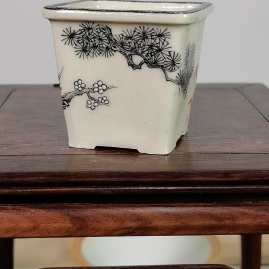 晴***g陶大德堂手工手绘釉盆