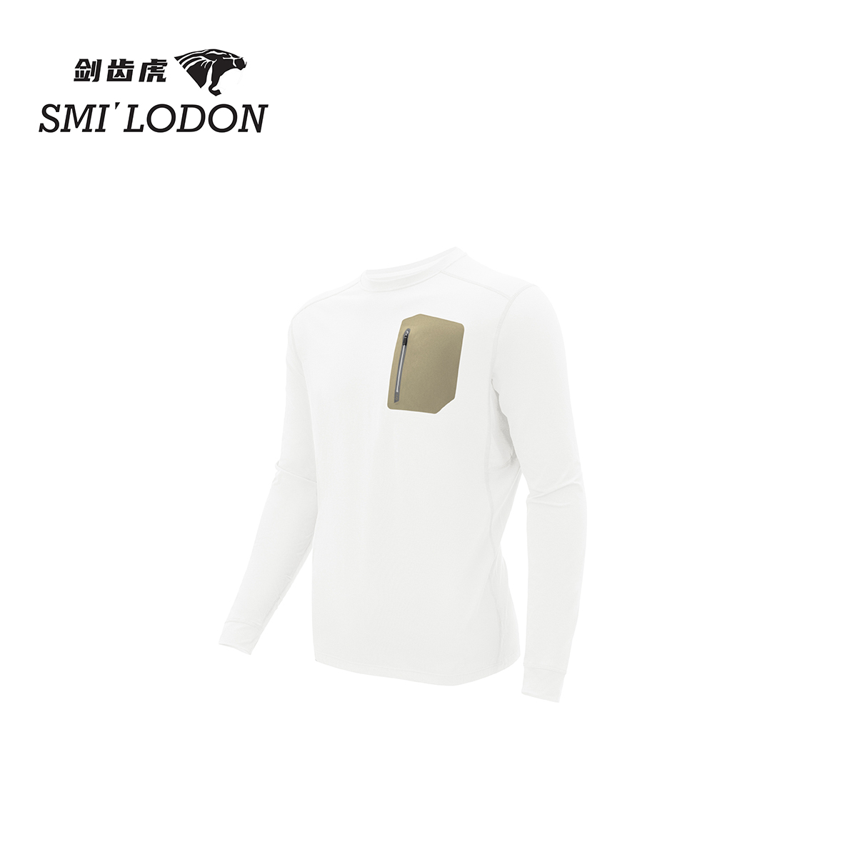 SMI LODON 剑齿虎 长袖运动衫【索罗娜工艺面料】男装压胶T恤25836