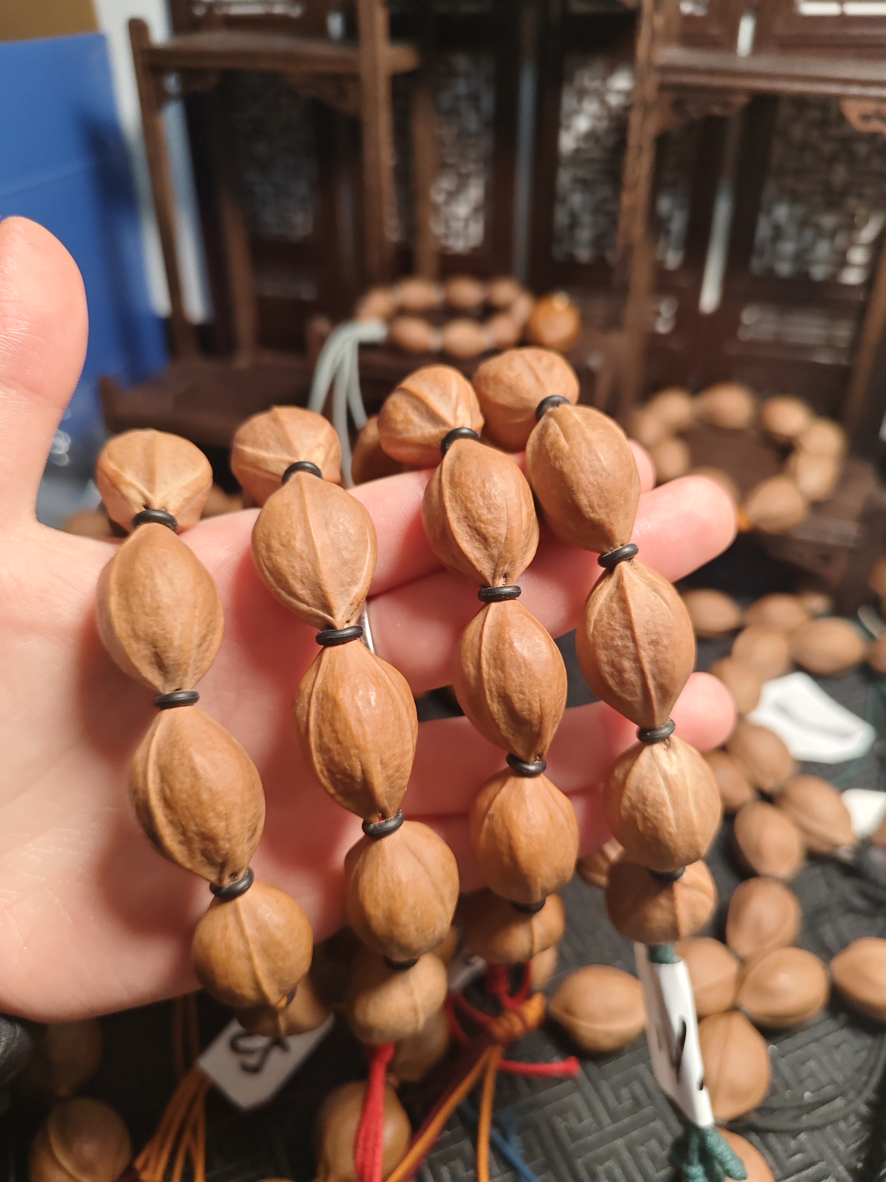 17～18尺寸福利串梅林铁三花橄榄核随机发