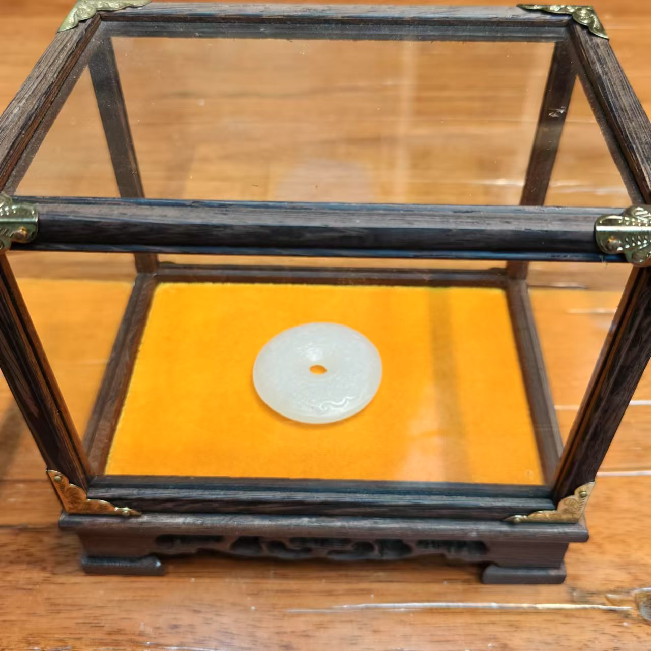 PAK白 室内摆件把玩件展柜装饰品展示盒仿古工艺品盒子