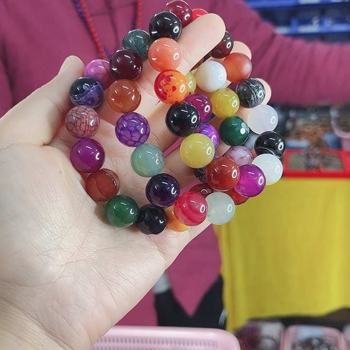 玛瑙手链未镶嵌T15多宝卡14左右发其他一