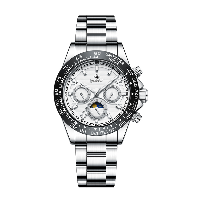 YA6034-宇宙计时系列/熊猫迪/男士高端潮流机械腕表-guo