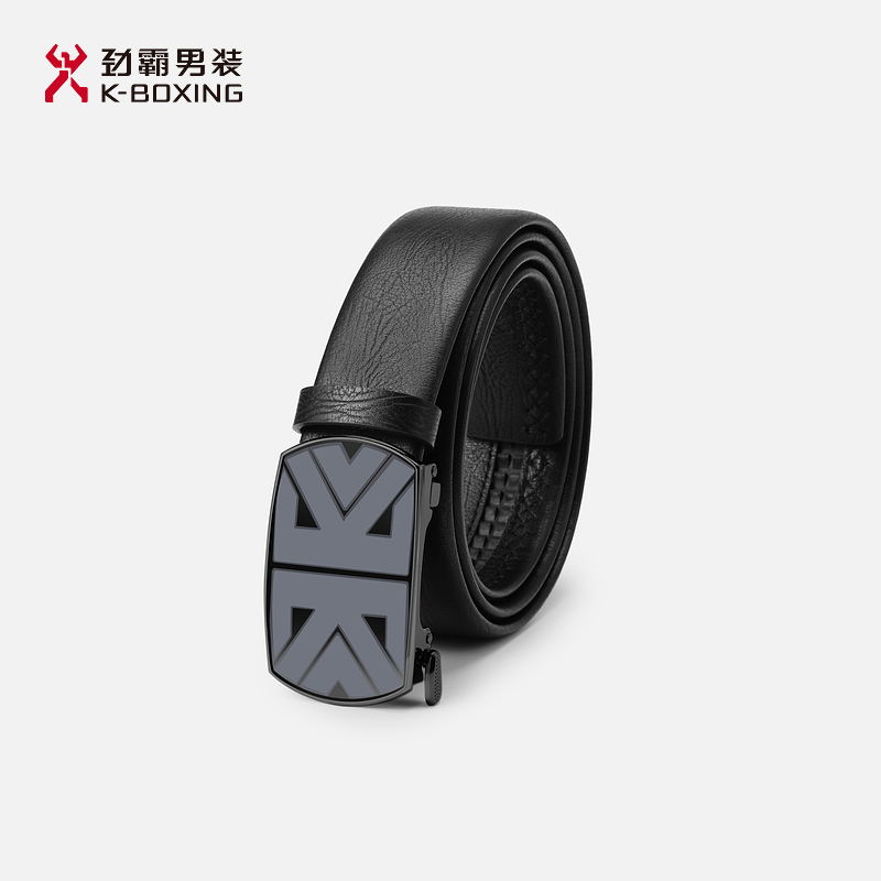 【头层牛皮礼盒装】劲霸男装25新款休闲男士真皮腰带皮带│NPDN1001