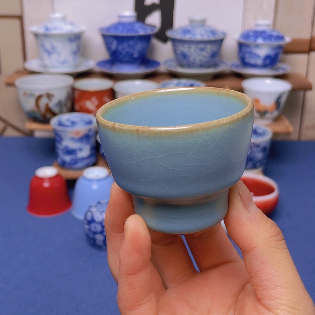 景德镇手工陶瓷茶杯