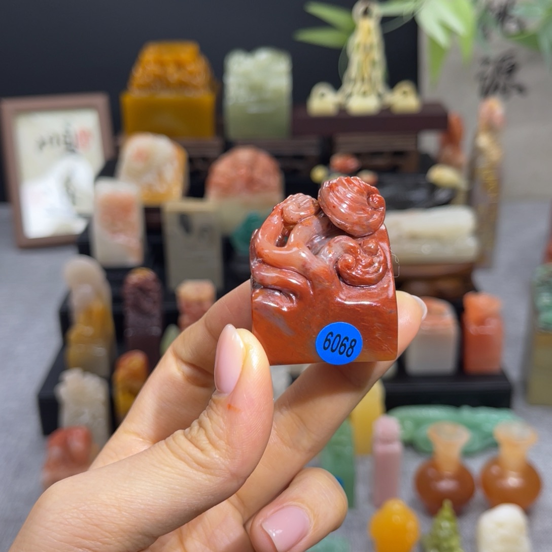 寿山石印石6068。            