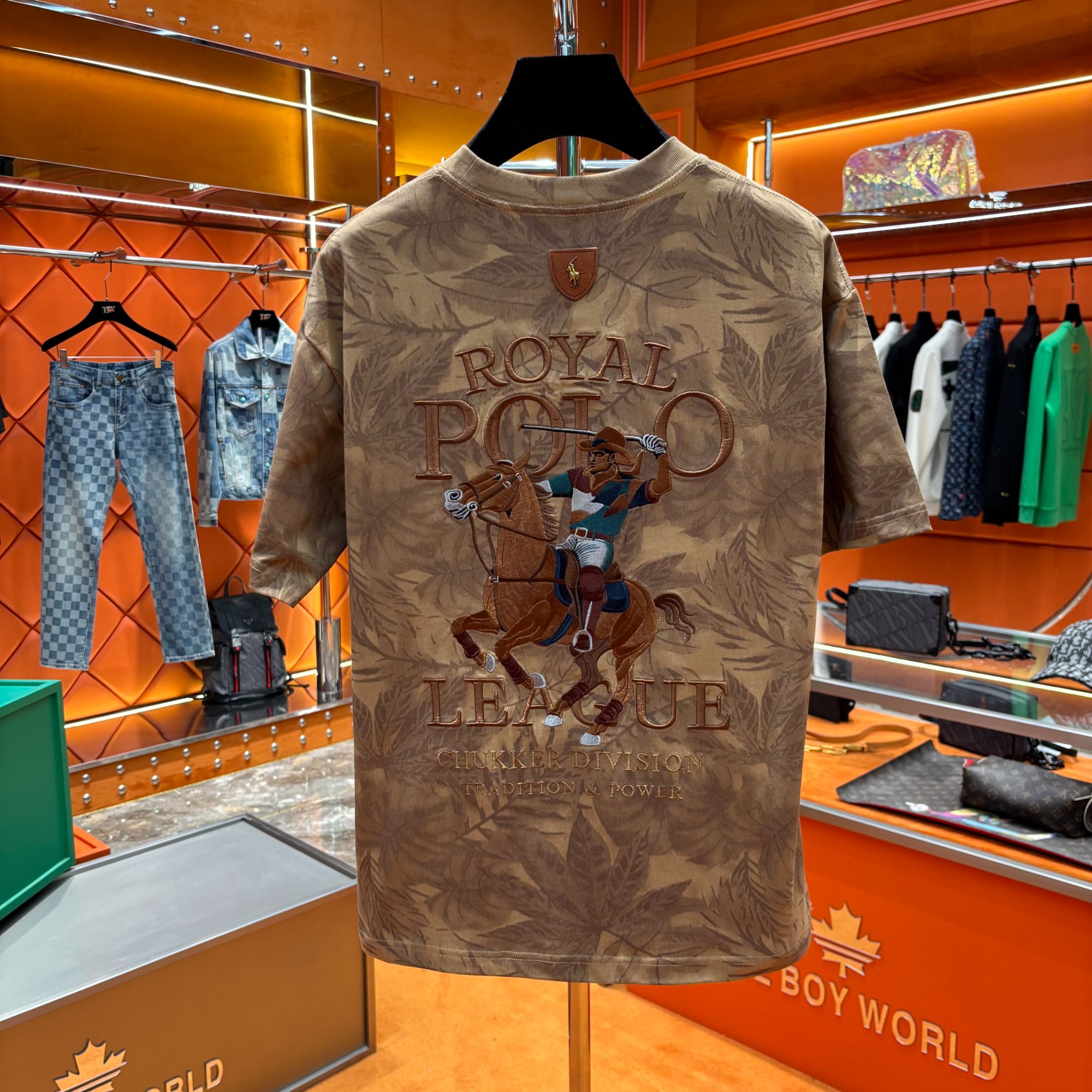 【灼灼专属】2025夏季新品 高级感时尚百搭重工刺绣短袖25276