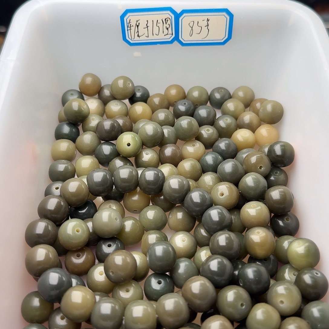 菩提根/象牙果吊坠50颗冰翠绿12桶