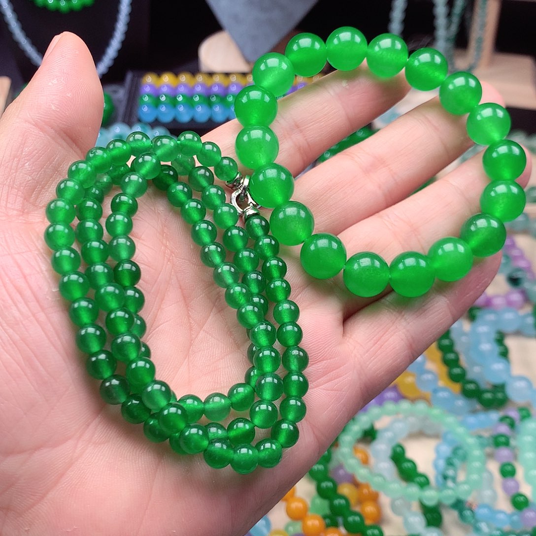 心***静卡11，6圆珠手串项链男女款