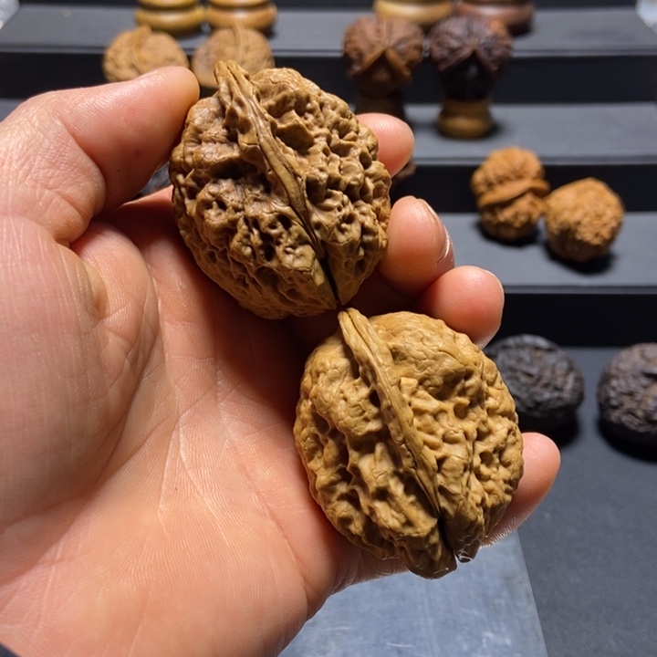 文玩核桃把件B霸王滚龙蟾42