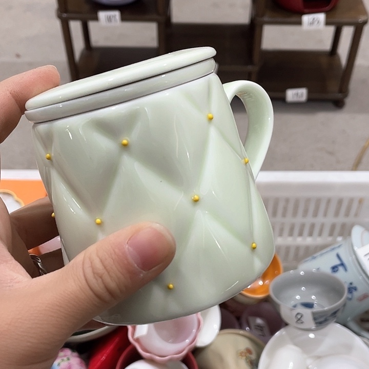 陶瓷茶具全部默认微瑕处理不影响使用完美主义者慎拍！