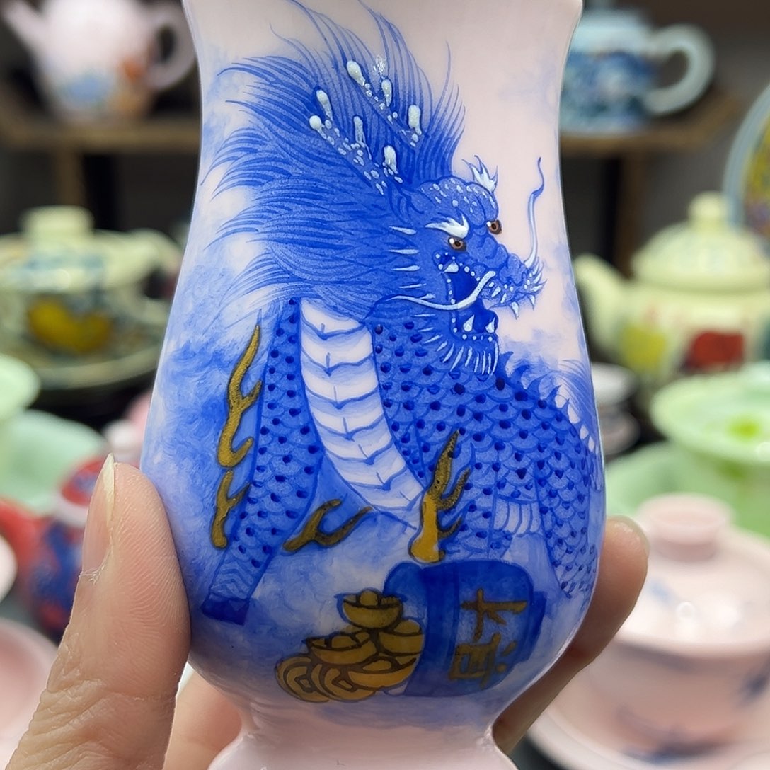 摆件陶景德镇陶瓷567老厂瓷38