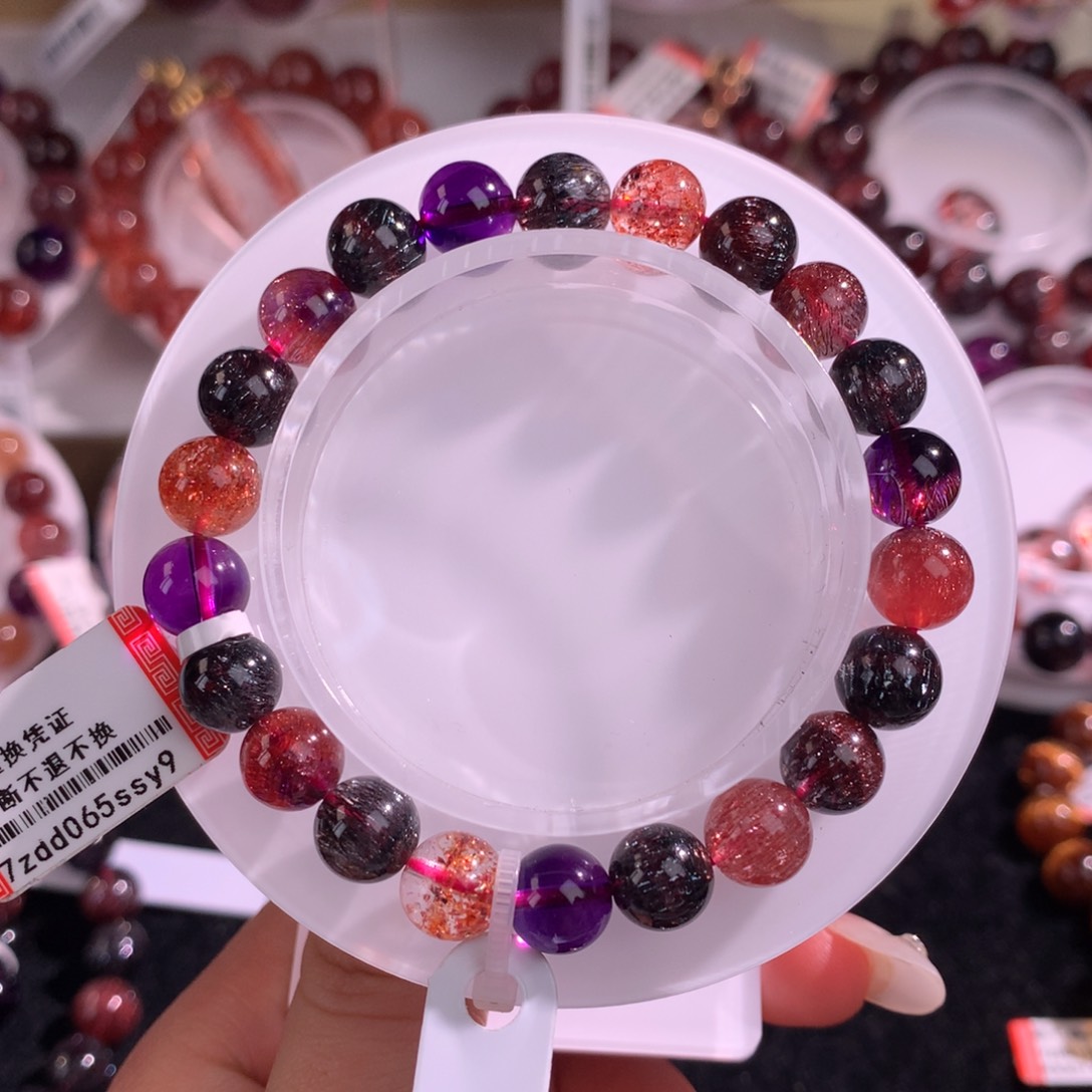 未镶嵌手链水晶超七 8.7mm