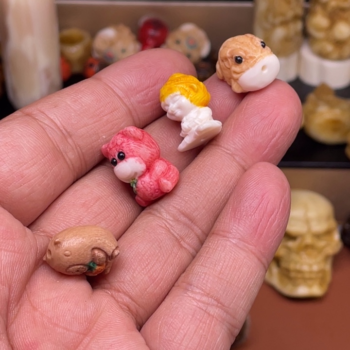 驼骨摆件人工袒护