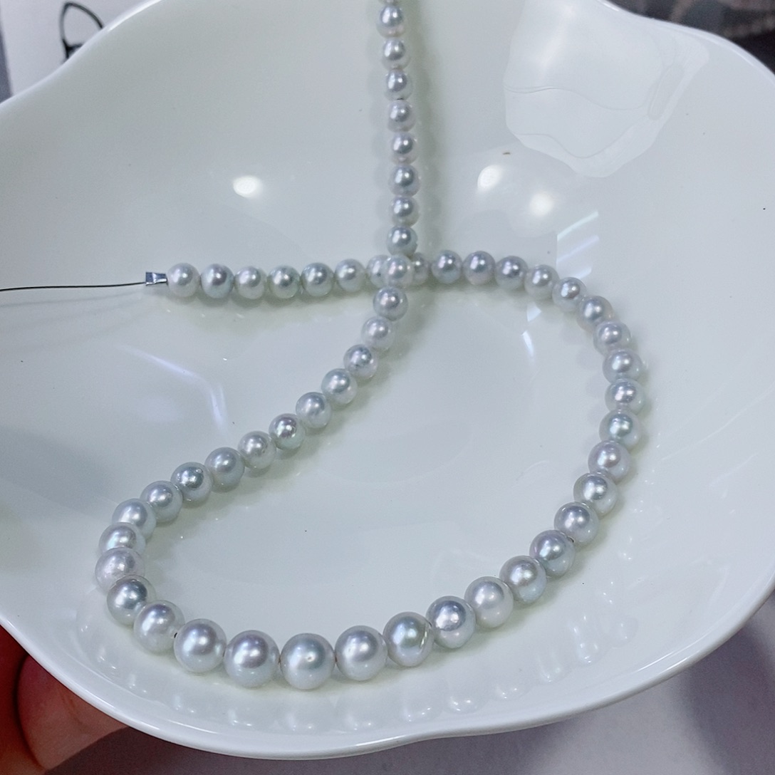海水珍珠颈饰银S925镶嵌